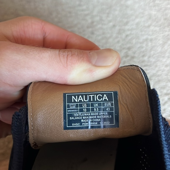 Nautica Men's Wingtip Oxford Lace-Up Sneakers - No Box - Picture 5 of 5